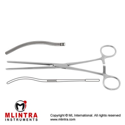 Kocher Atrauma Intestinal Clamp Curved Stainless Steel, 22 cm - 8 3/4"  Kocher Atrauma Intestinal Clamp Curved Stainless Steel, 22 cm - 8 3/4"